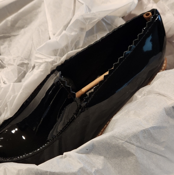 New!! 🖤 Eileen Fisher - Harria - Black Patent Leather - Size 5 - Picture 9 of 10